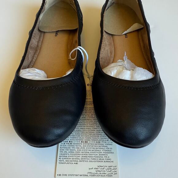 NEW Amazon Essentials Black Ballet Flats 7.5 - Picture 3 of 9